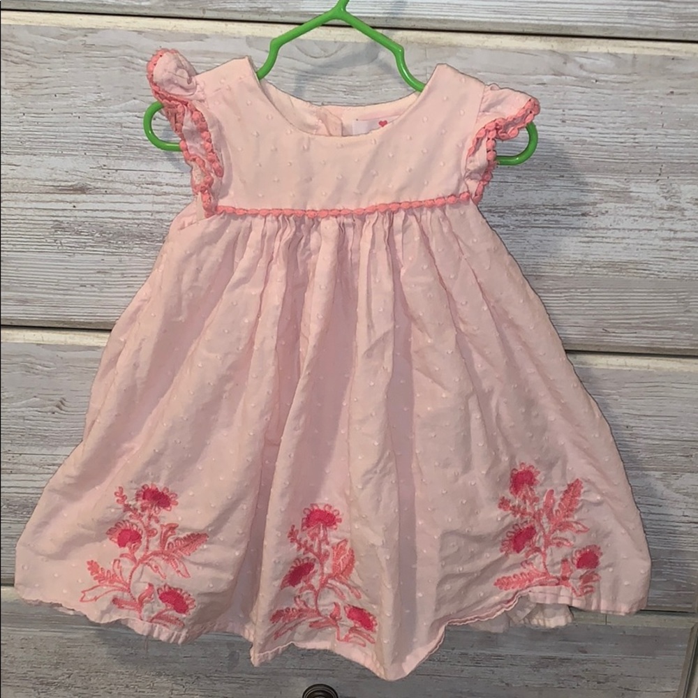 Little girls pink dress